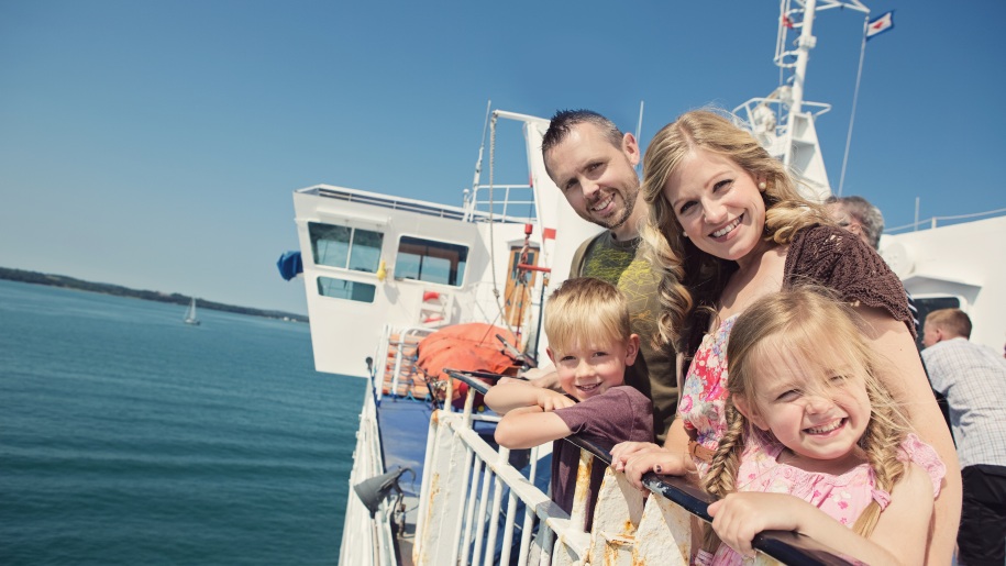 family boat trip