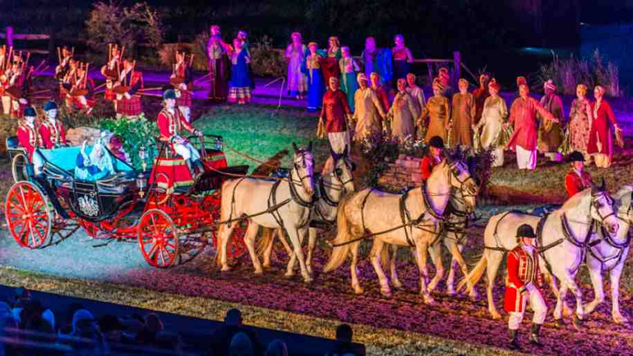 kynren horses and carriage