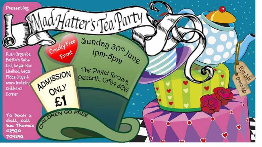 mad hatters tea party, wales