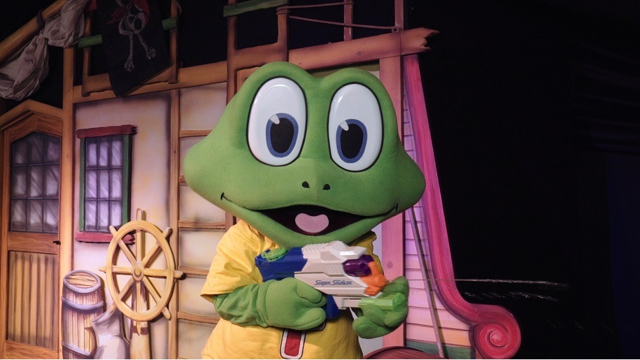 Freddo's show at Cadbury World in Birmingham.