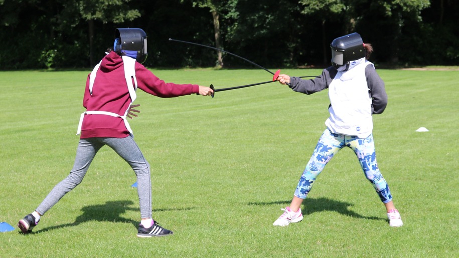 Ultimate Activity Camp kids playing outside