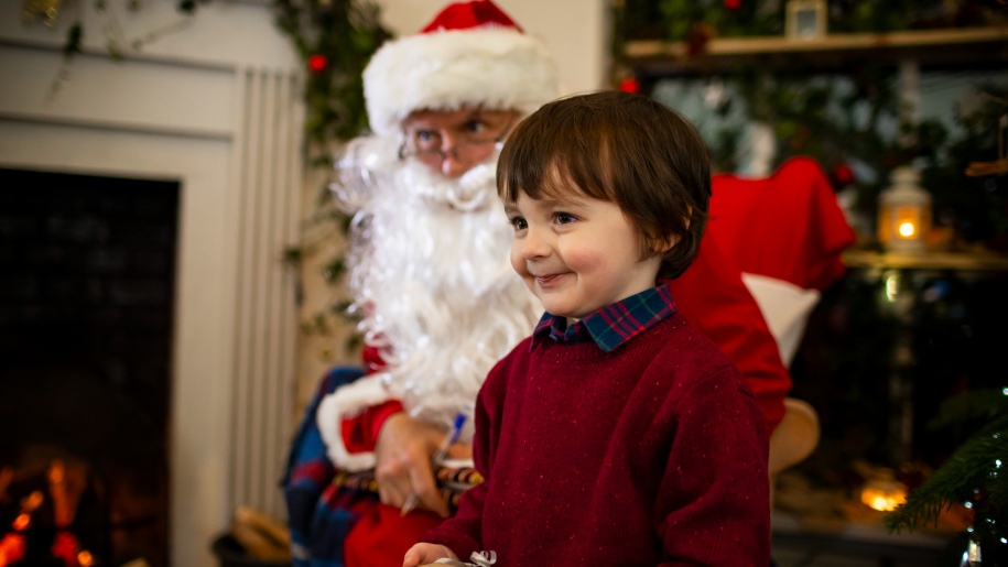 Child with Father Christmas