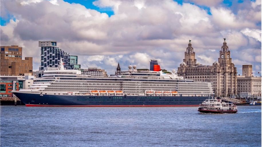 Liverpool Ferries large cruise ship