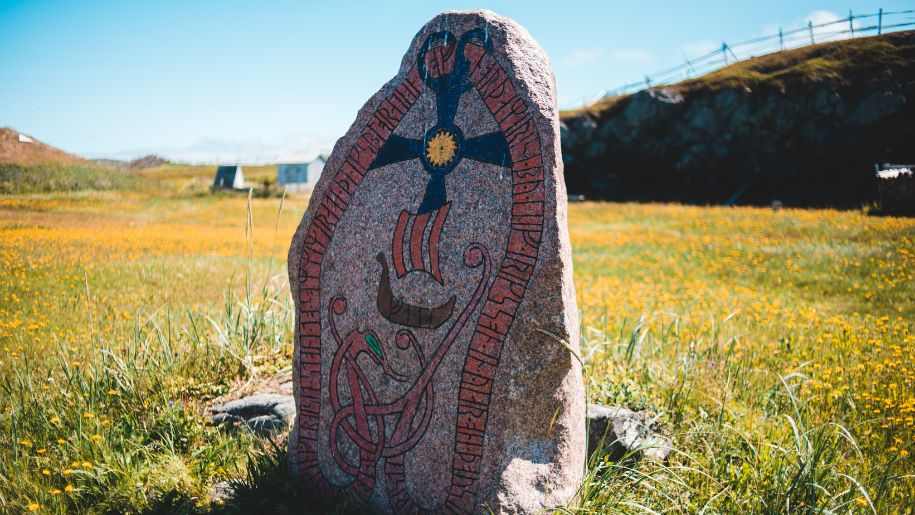viking stone markings