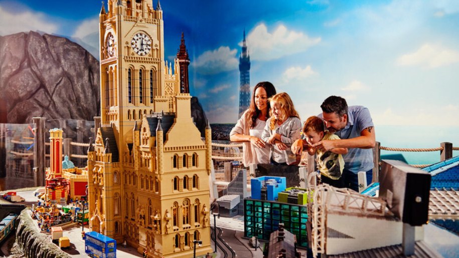 Legoland discovery centre lego clock and family