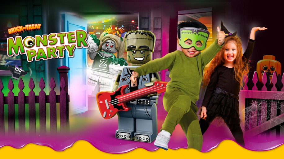 poster for Monster Party at LEGOLAND Discovery Centre