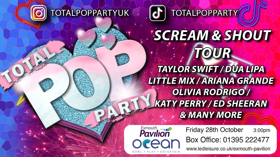 Total Pop Party Banner for Exmouth Devon