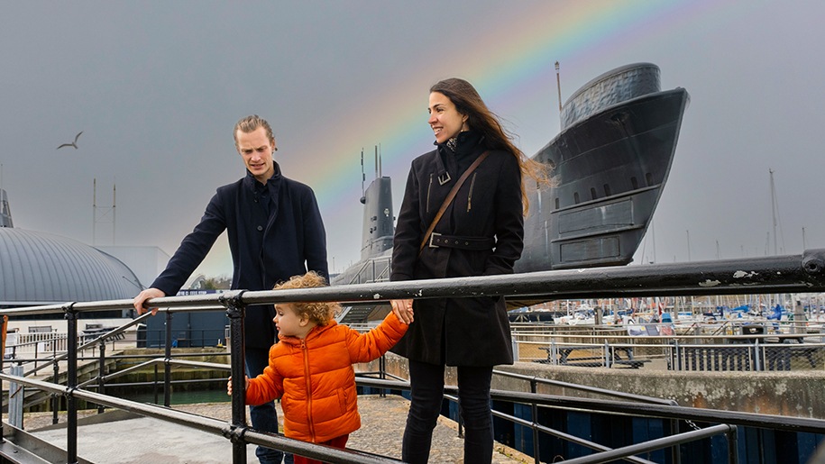 Portsmouth Historic Dockyard Family on board