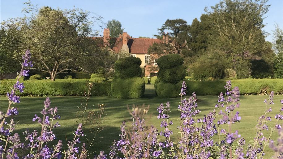 West Horsley Place Flowers with house in background