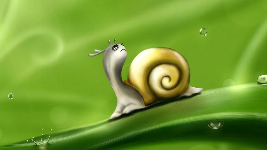Generic The Snail and The Whale cartoon of image of snail