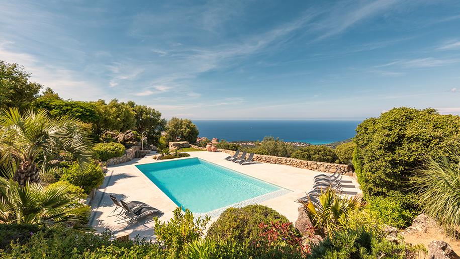 Mediterranean villa pool with Serenity Holidays