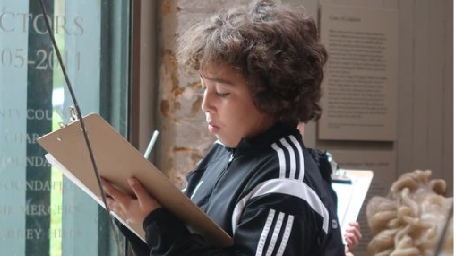 Watts Gallery October half term child drawing