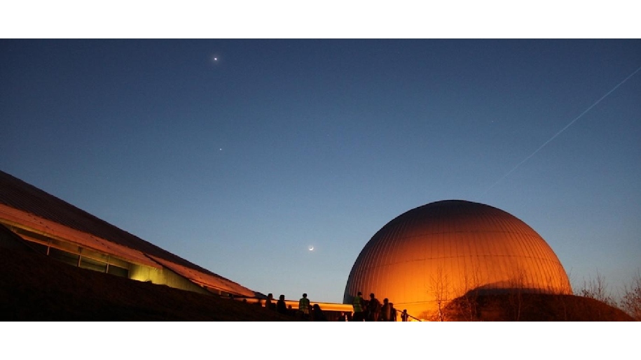 Winchester Science Centre Image of Planetarium in twilight