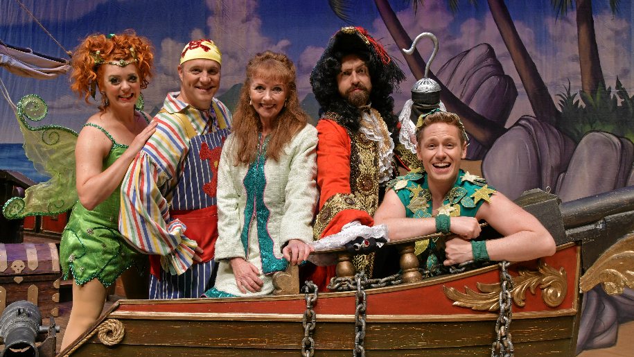 The Anvil Peter Pan Captain Hook and friends in a boat