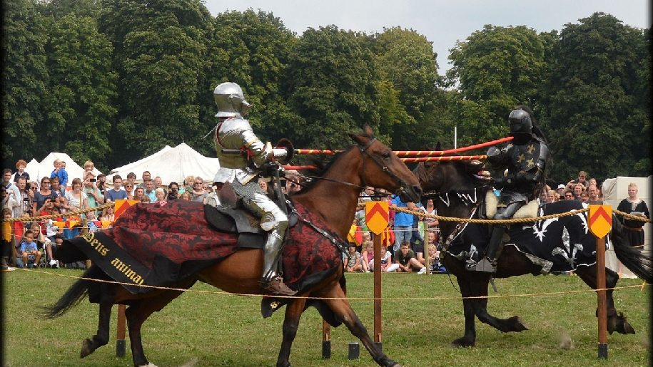 Generic Jousting two knights on horseback