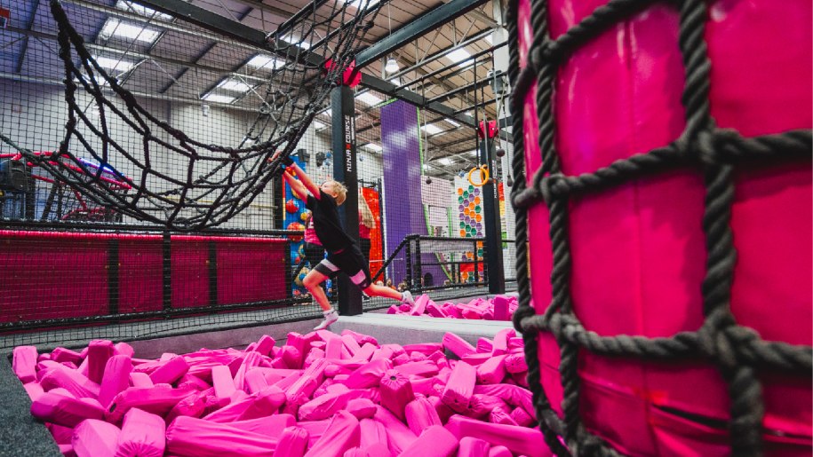 The foam pit at Freedog Swindon.