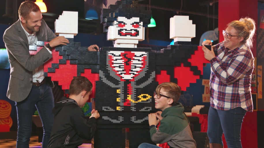 Halloween Big Build activity at LEGOLAND Discovery Centre.