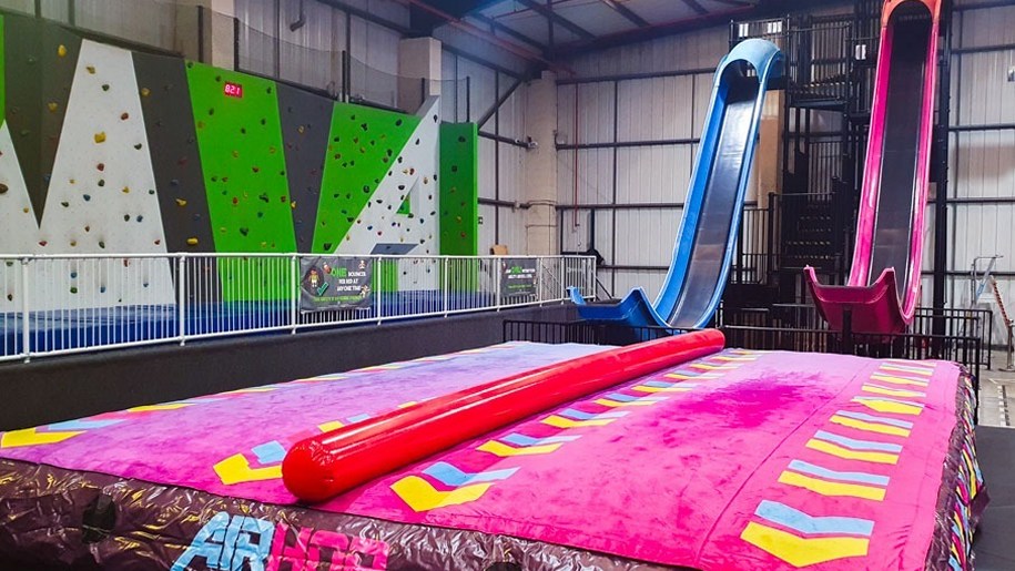 AirSlides at AirHop Blackpool.