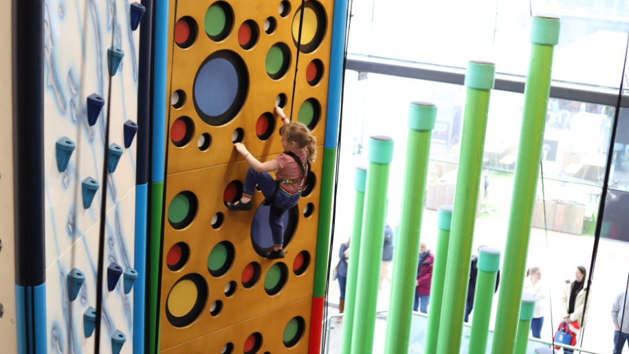 girl climing