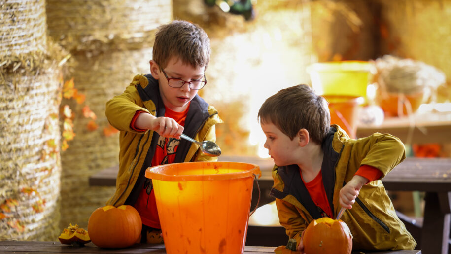 kids dressed as vampires doing spells