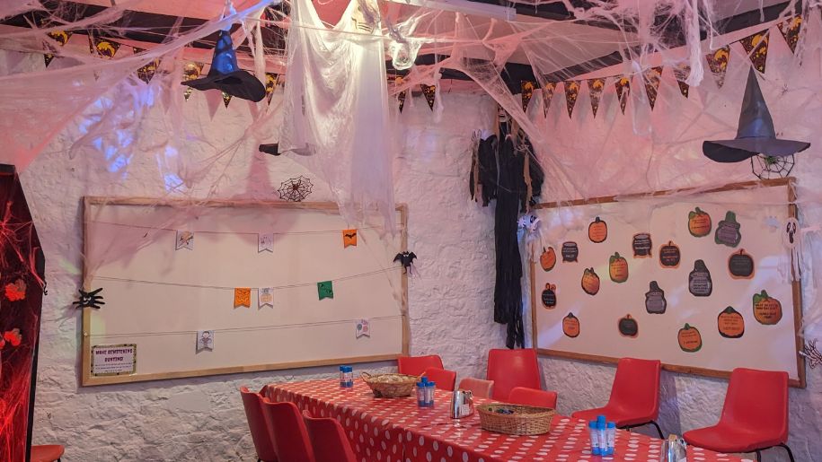 Halloween scene
