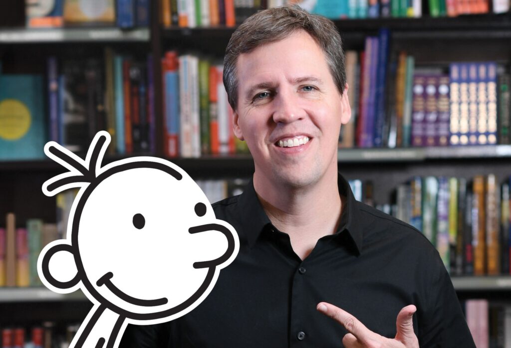 man and wimpy kid drawing