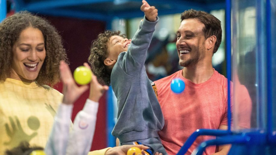 family enjoying themselves