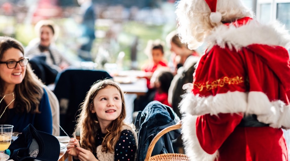 father christmas at ascot event