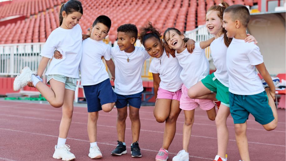 kids at a sports club