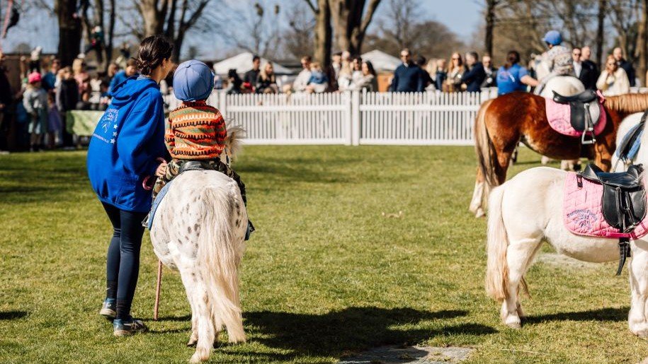 Children's pony rides at Ascot.