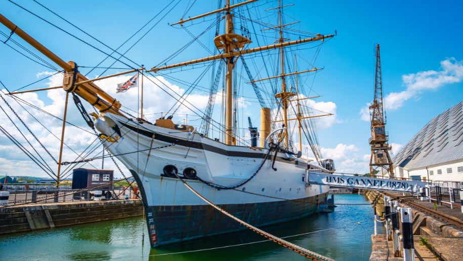 ship in harbour