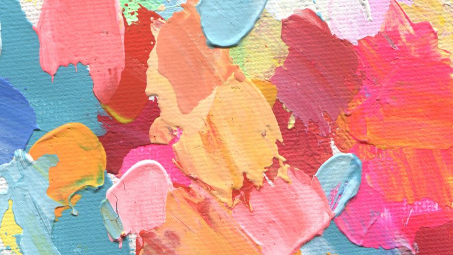colour splashs of paint