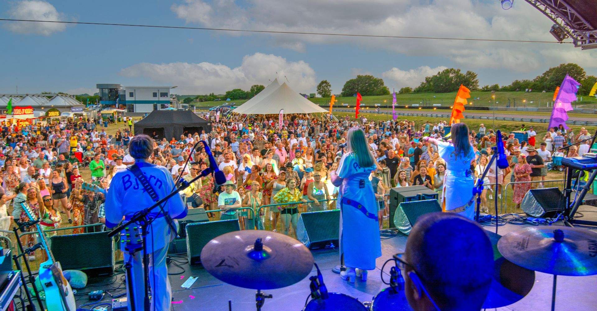 performers on stage